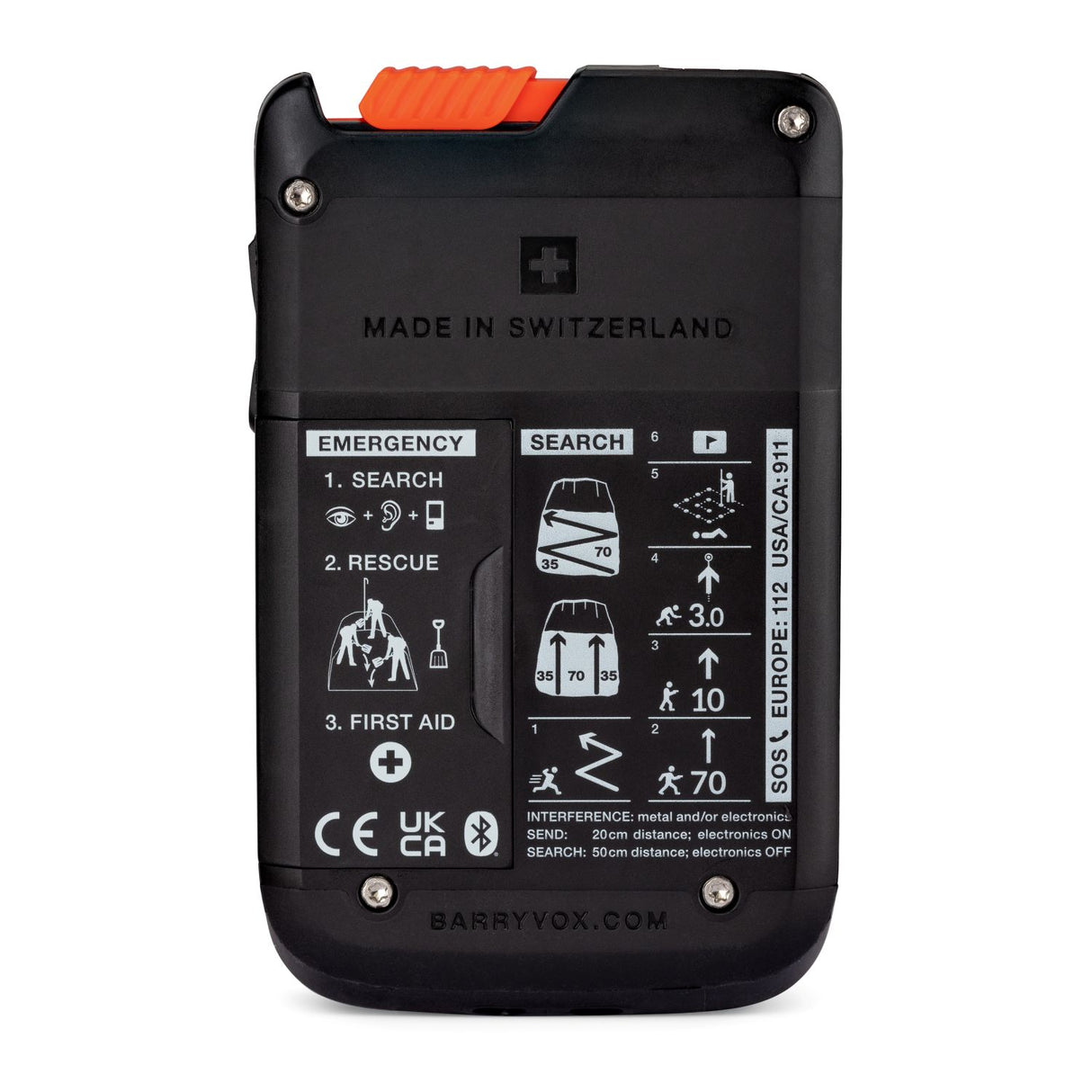 Lavīnu raiduztvērējs Mammut Barryvox S2 transceiver