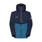 Lietus jaka Mammut Alto Guide HS Hooded vīriešu Deep Ice-Marine