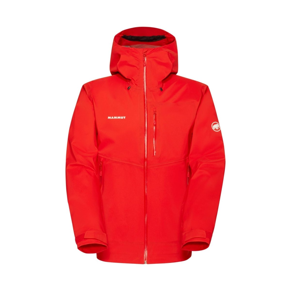 Lietus jaka Mammut Alto Guide HS Hooded vīriešu Mammut Red