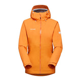 Lietus jaka Mammut Convey Tour HS Hooded sieviešu Tangerine