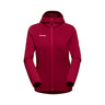 Mammut Aconcagua Light Hooded ML sieviešu flīsa jaka Blood Red