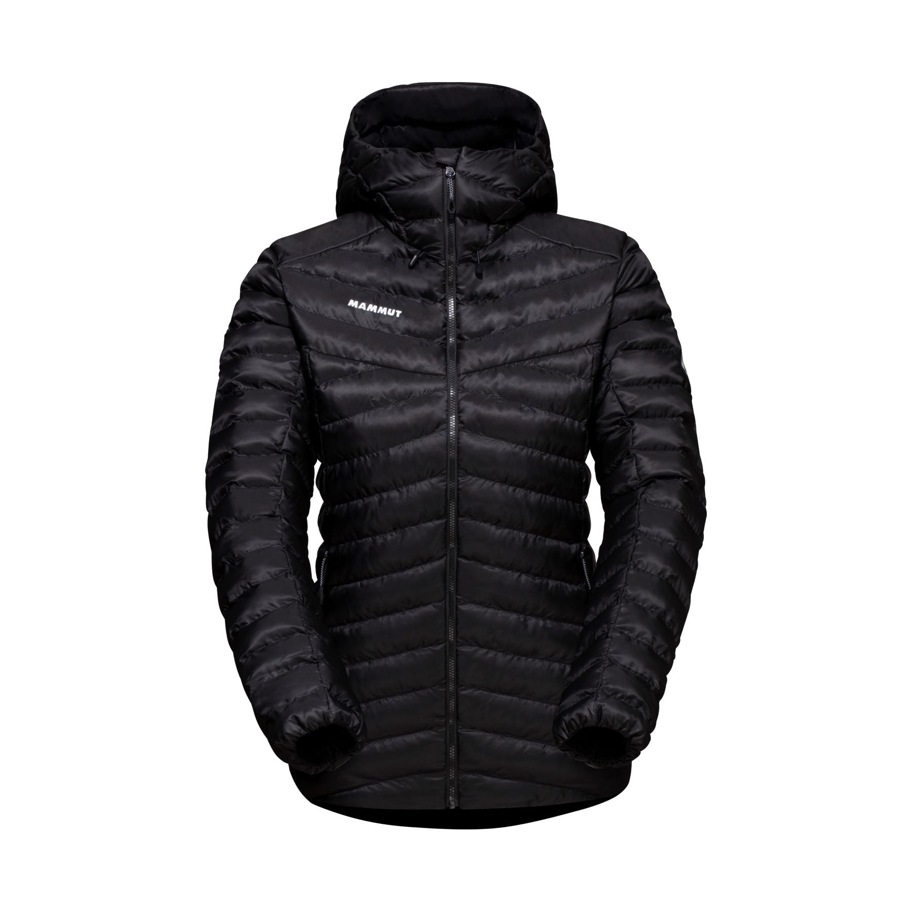 Viegla siltināta jaka Mammut Albula IN Hooded sieviešu Black