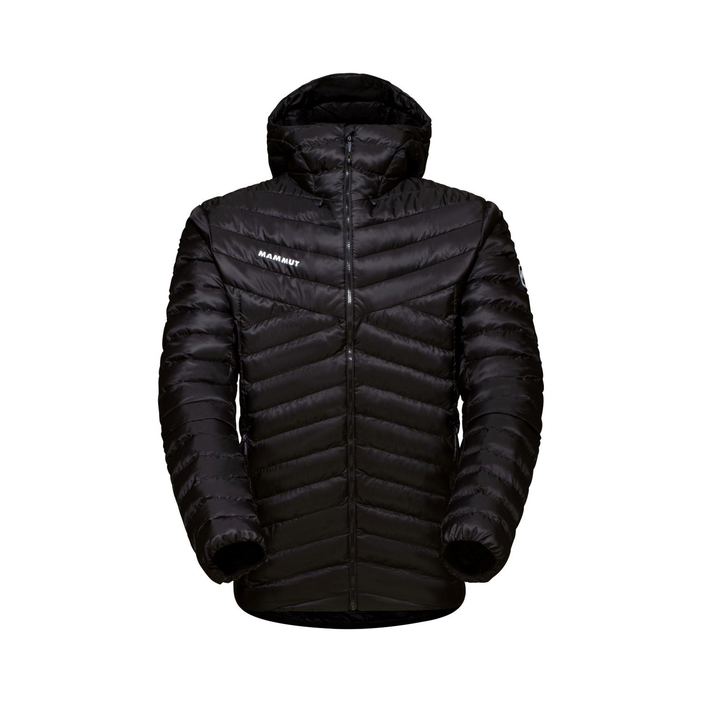 Viegla siltināta jaka Mammut Albula IN Hooded vīriešu Black