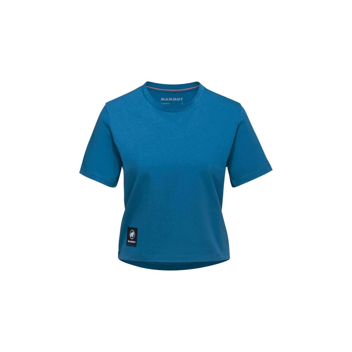 Krekls Mammut Massone T-Shirt Cropped Patch sieviešu Deep Ice