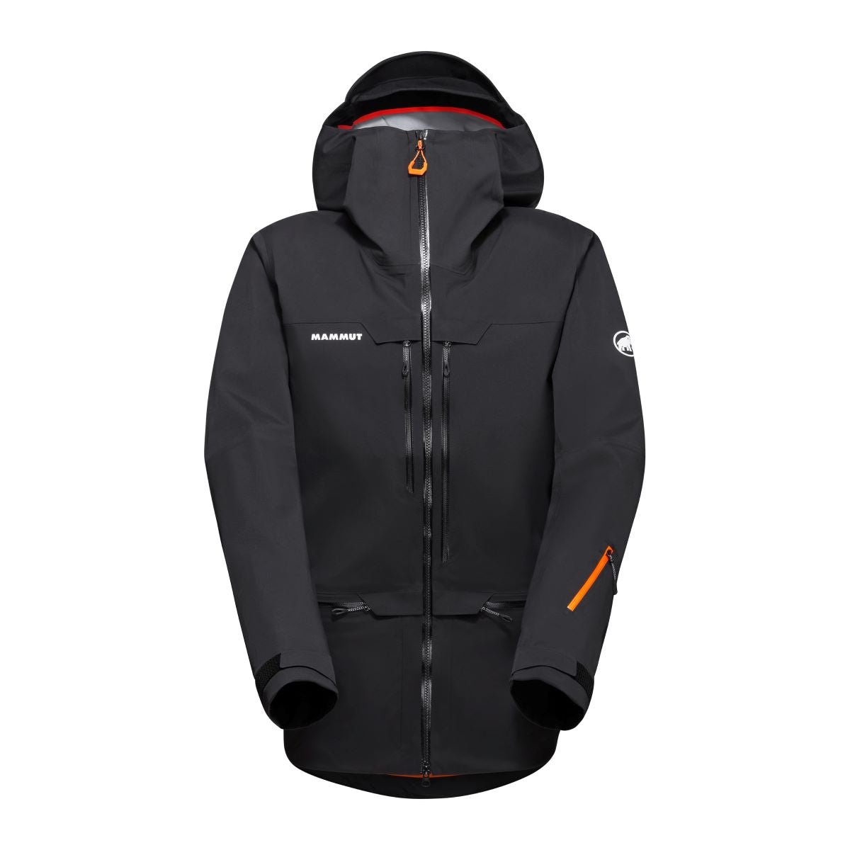 Lietus jaka Mammut Haldigrat HS Hooded vīriešu Black