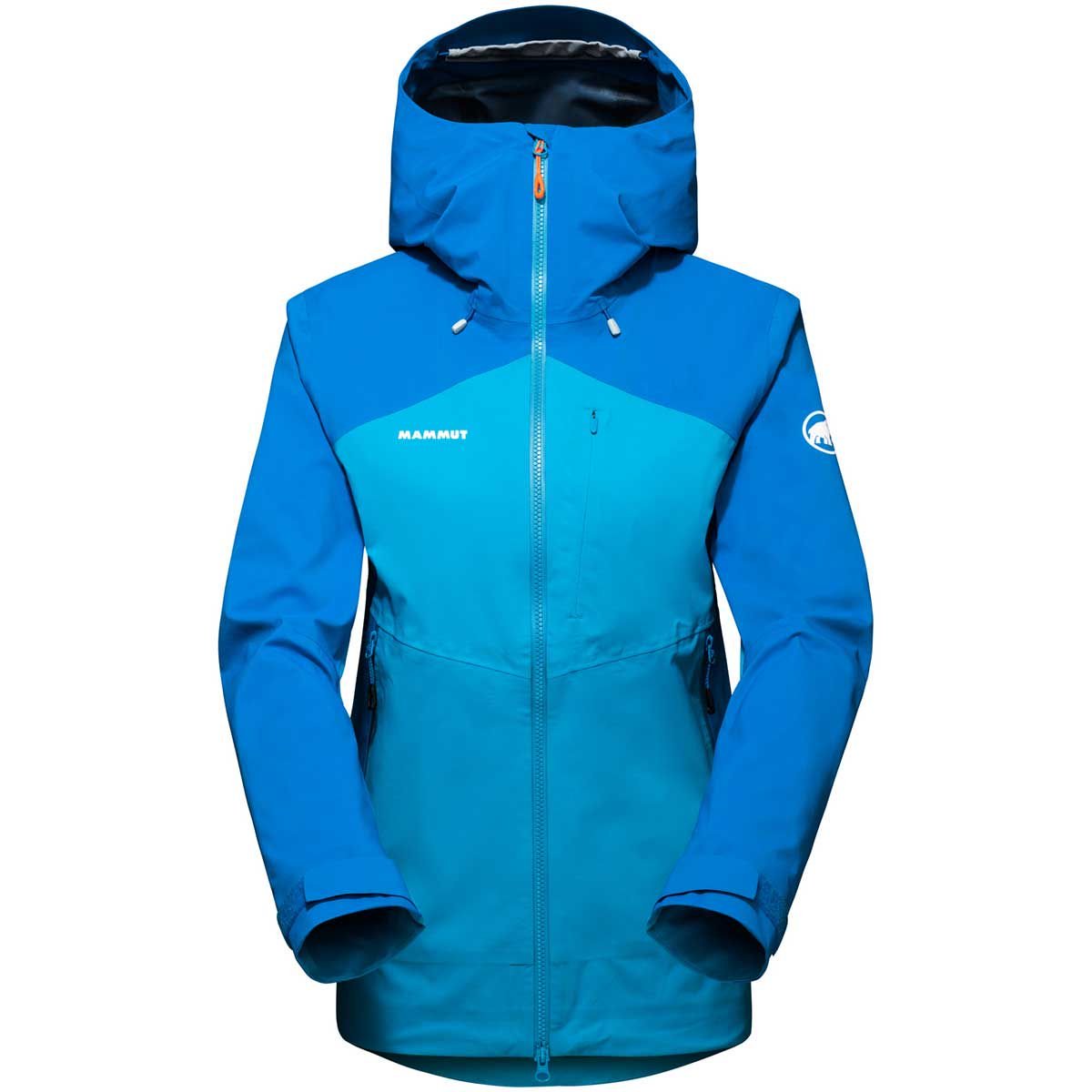 Mammut lietus jaka Alto Guide HS Hooded sieviešu Gentian-Ice XS