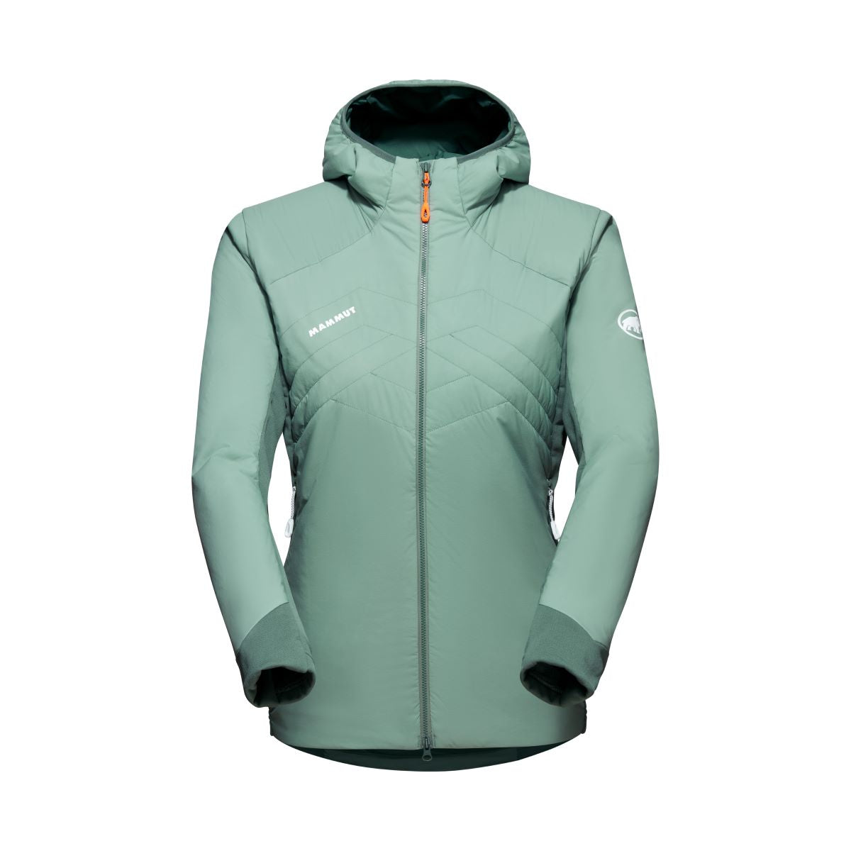 Hibrīdjaka Mammut Rime Light IN Flex Hooded sieviešu Jade-Dark Jade