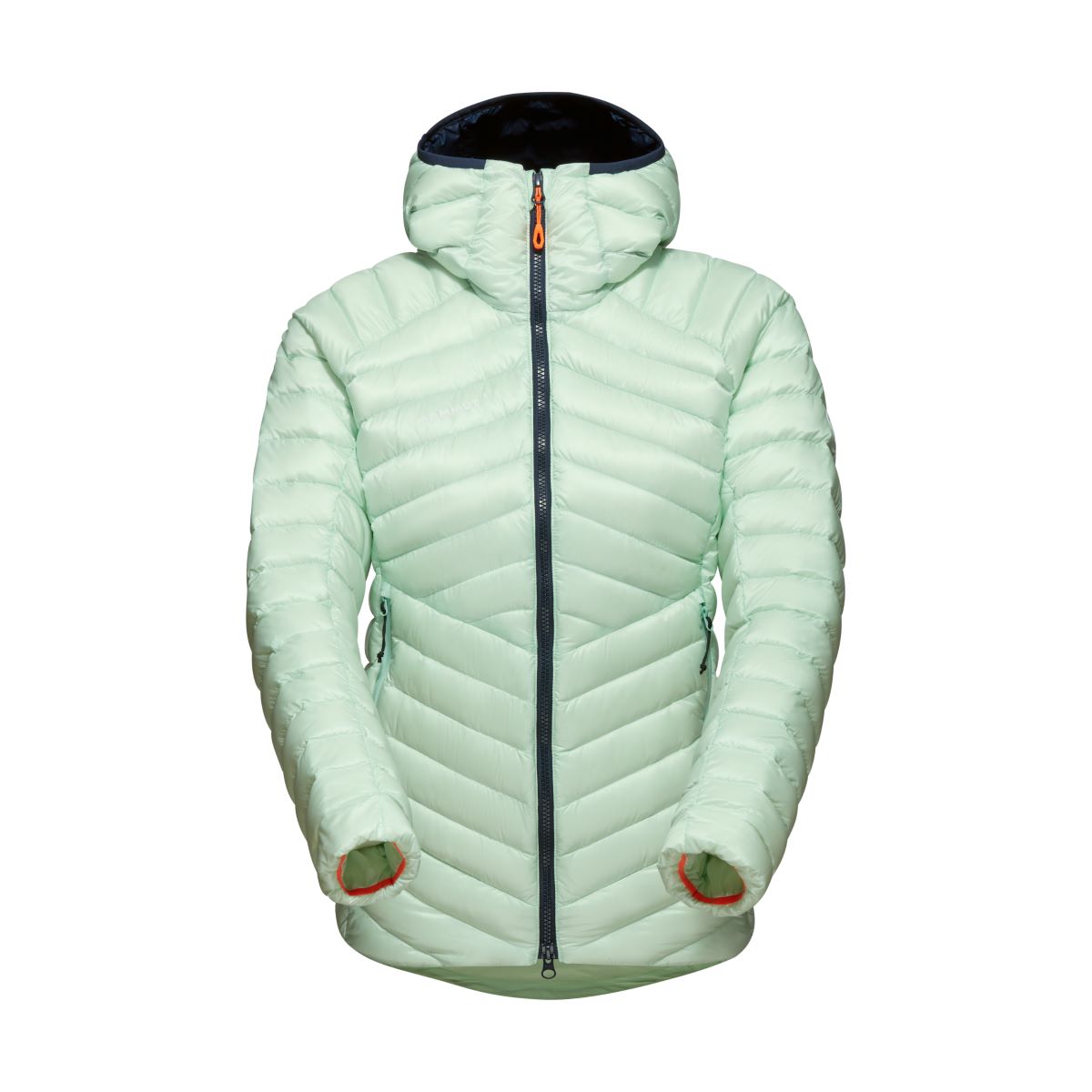 Dūnu jaka Mammut Broad Peak IN Hooded sieviešu Neo Mint-Marine