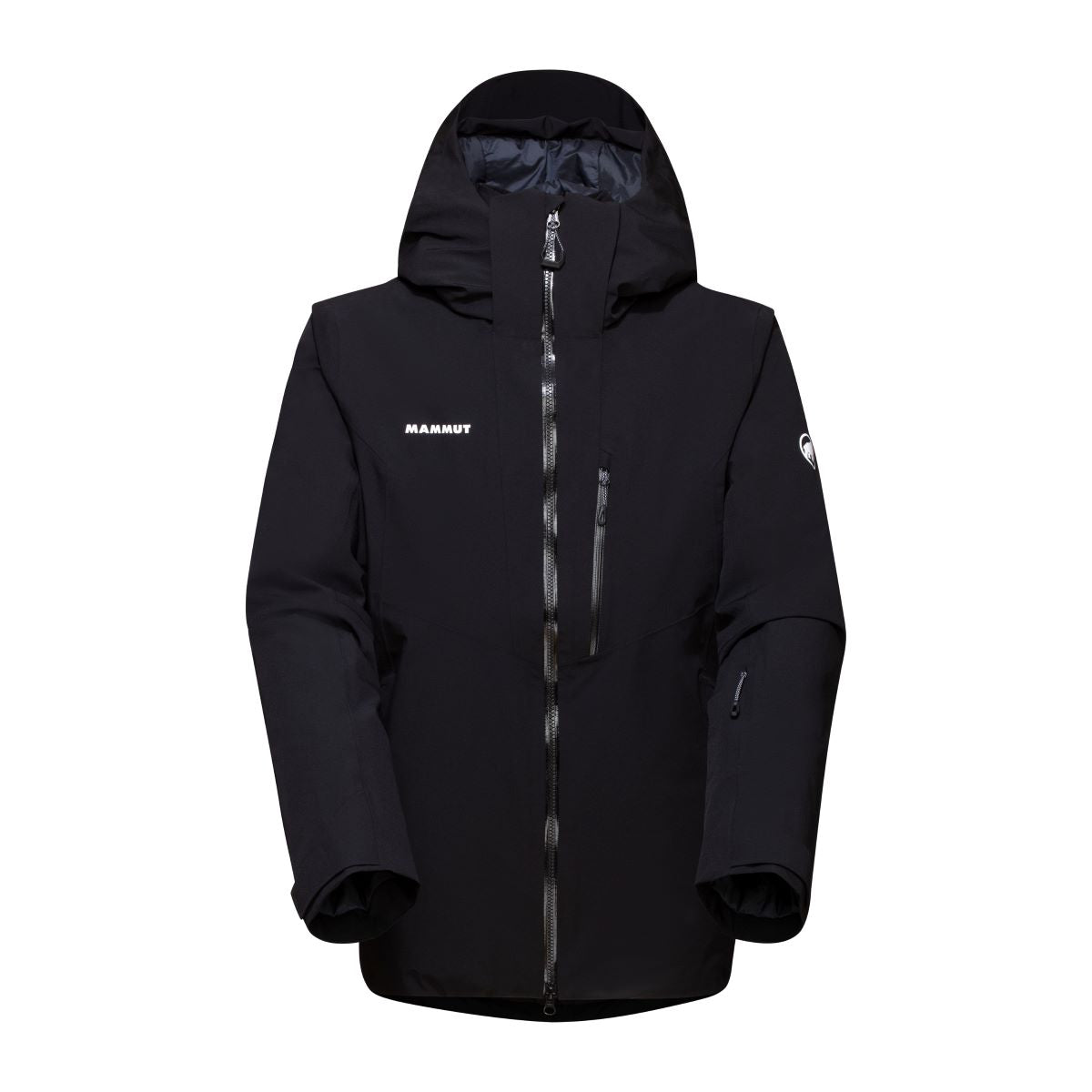 Slēpošanas jaka Mammut Stoney HS Thermo vīriešu Black-White