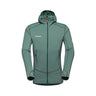 Flīsa jaka Mammut Taiss Light ML Hooded vīriešu Dark Jade-Woods