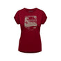T-krekls Mammut Mountain Fujiyama sieviešu Blood Red