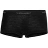Merino termoveļa Icebreaker Boy Shorts 175 sieviešu Black