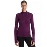 Merino termoveļas krekls Icebreaker 300 MerinoFine™ Polar LS Half zip sieviešu Nightshade