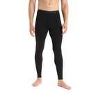 Merino termoveļas legingi Icebreaker 200 Oasis vīriešu Black