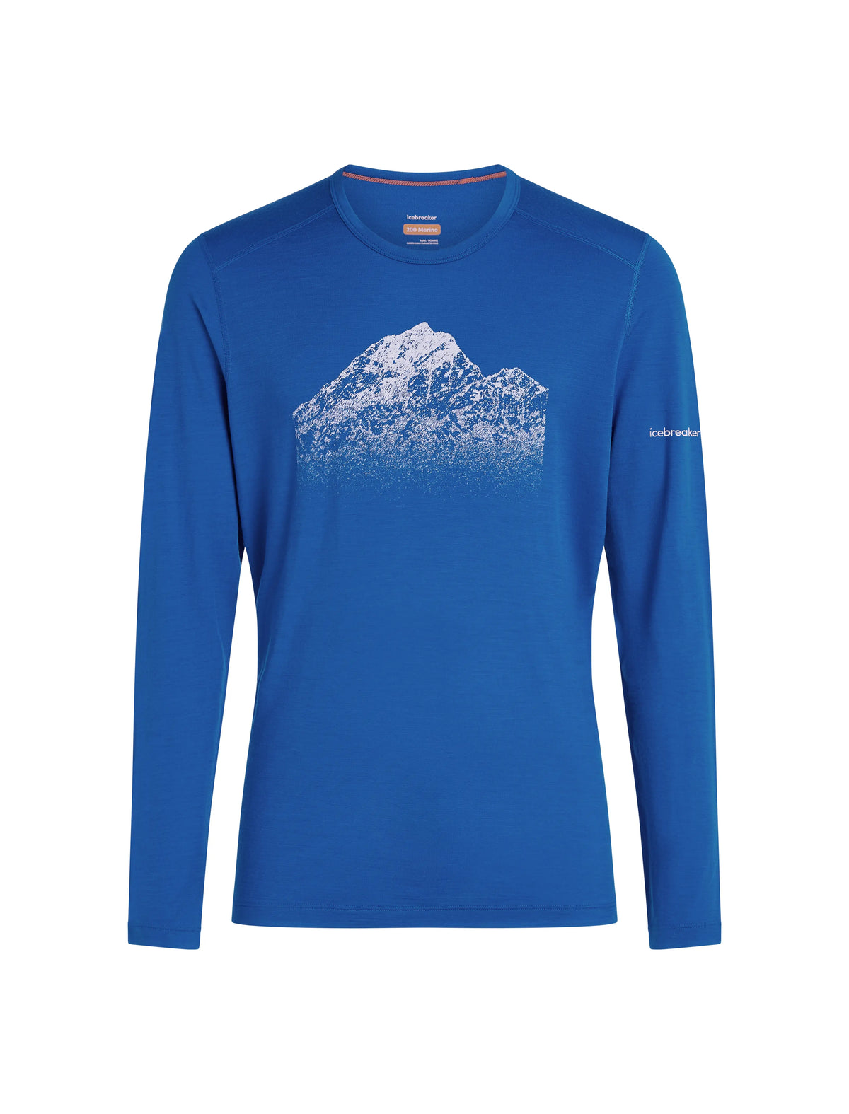 Icebreaker Merino 200 Oasis LS Crew Snow Day Men's Thermal Base Layer Top