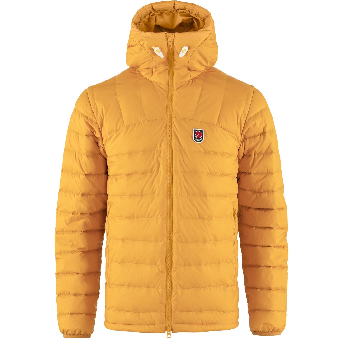 Dūnu jaka Fjallraven Expedition Pack Down Hoodie vīriešu Mustard Yellow