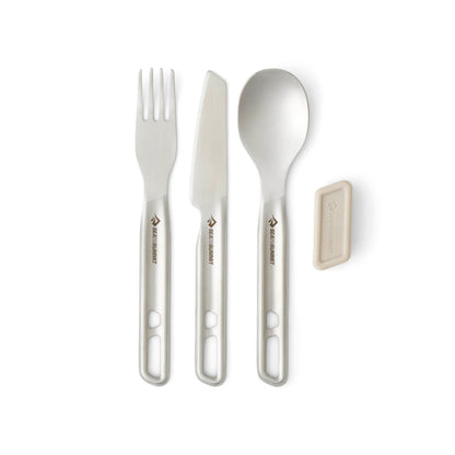 Ēšanas piederumi Sea To Summit Detour Stainless Steel Cutlery Set 1P 3 Piece