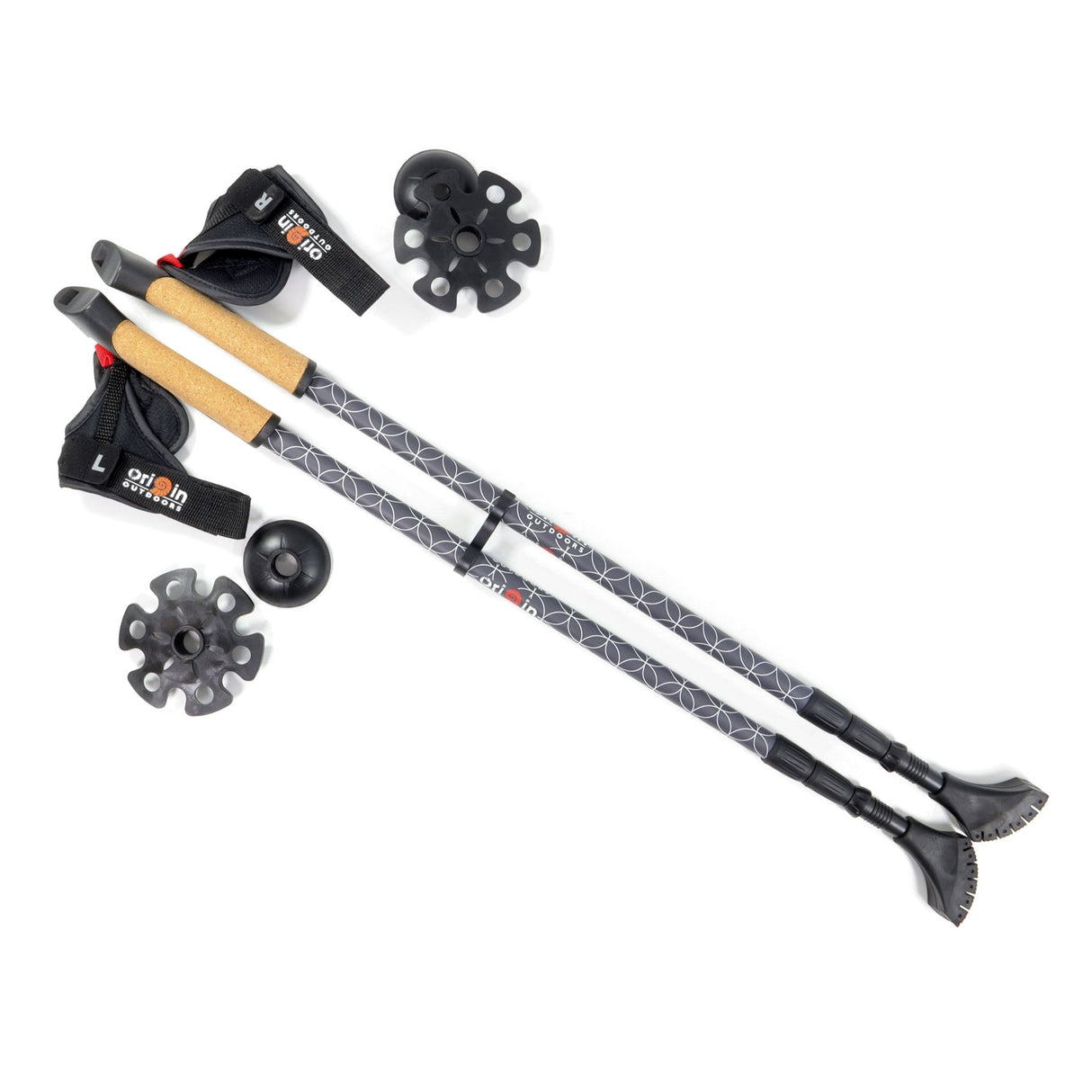 Adjustable Nordic Walking Poles Origin Outdoors