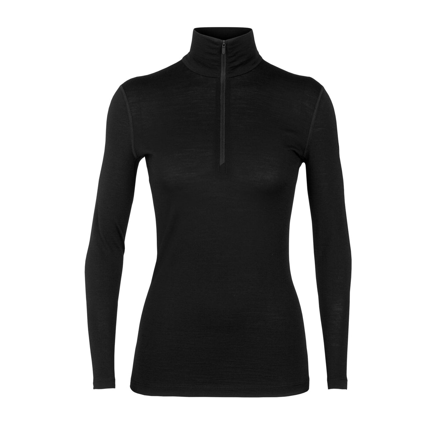 Merino termoveļa Icebreaker 200 Oasis LS Half Zip sieviešu Black