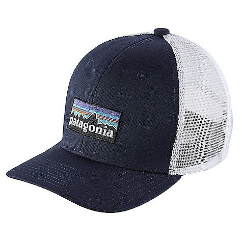 Patagonia bērnu cepure Trucker Hat P-6 logo - Navy blue