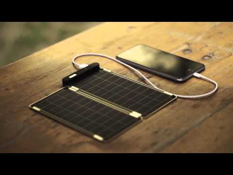 Portable solar battery Yolk Solar Paper 5W
