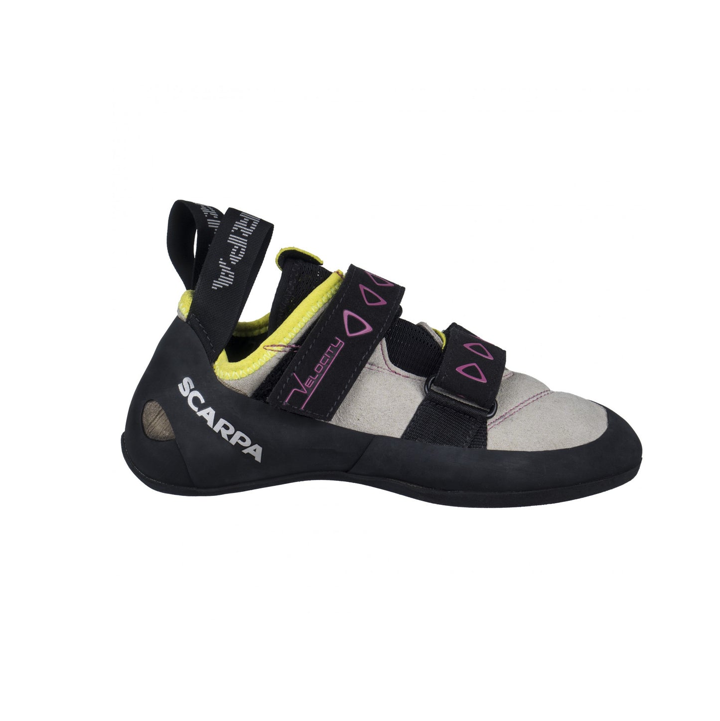 Scarpa klinšu kurpes Velocity Light Gray Yellow Sieviešu