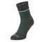 SealSkinz zeķes Solo QuickDry Mid Olive Grey Marl