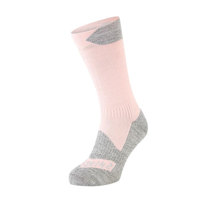 Ūdensizturīgas zeķes SealSkinz All Weather Mid Pink Grey Marl Raynham