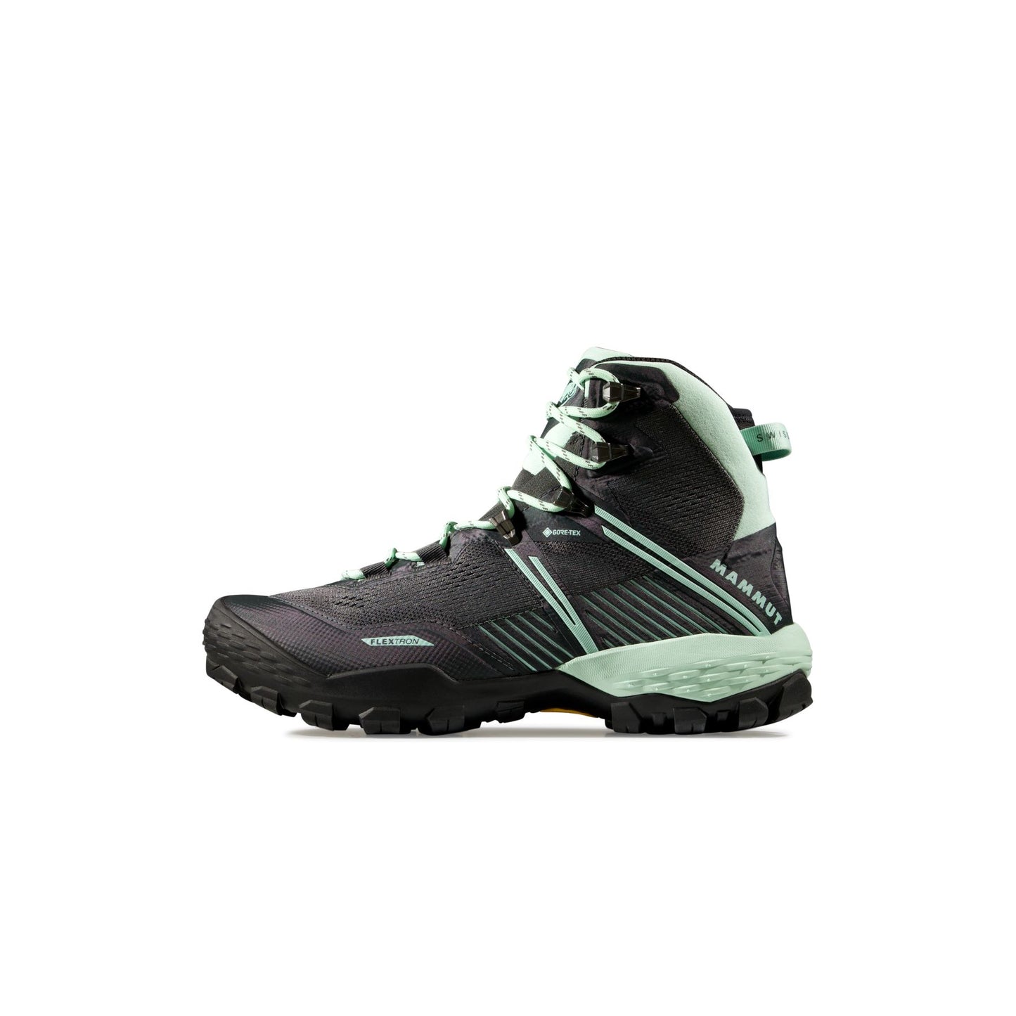 Pārgājienu zābaki Mammut Ducan II High GTX sieviešu Steel-Neo Mint