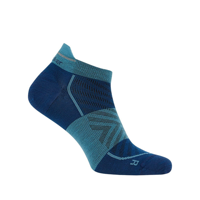 skriešanas zeķes zilas ar merino