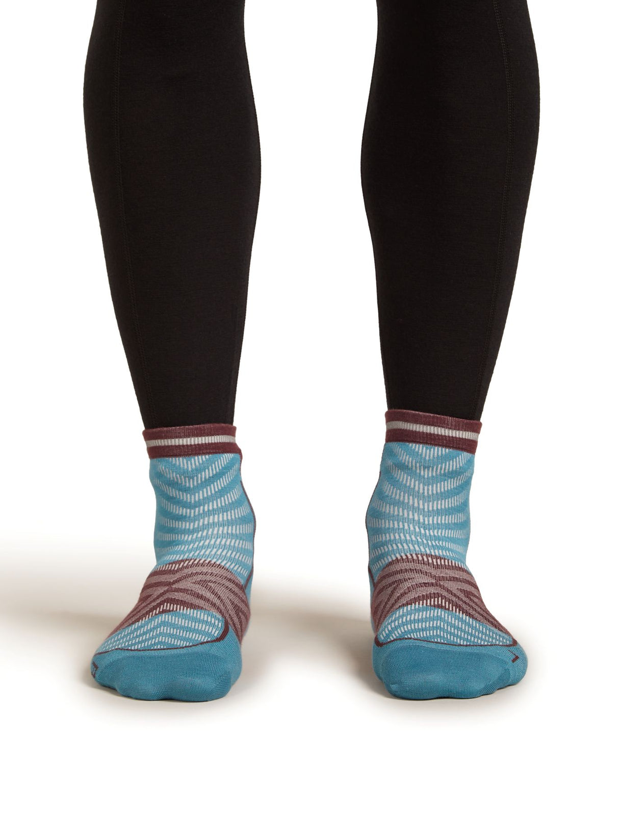 Skriešanas zeķes Icebreaker Merino Run+ Ultralight Mini vīriešu