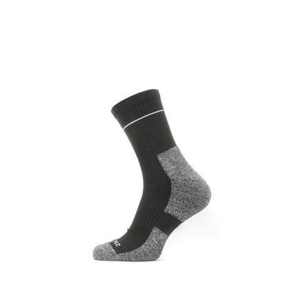 SealSkinz zeķes Solo QuickDry Ankle Length Black Grey Morston