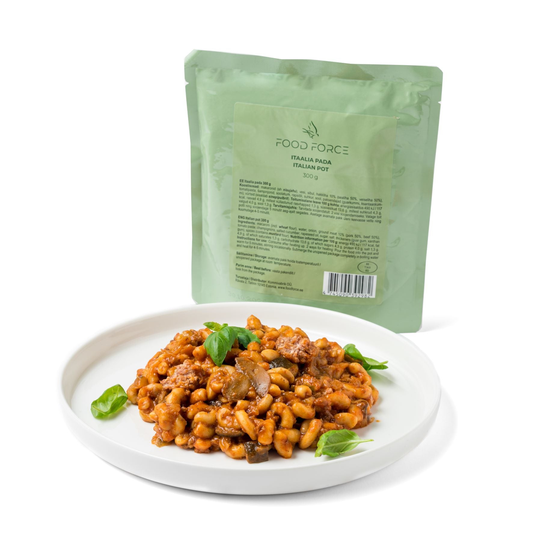 Gatavā tūristu pārtika Food Force Italian Pot 300g