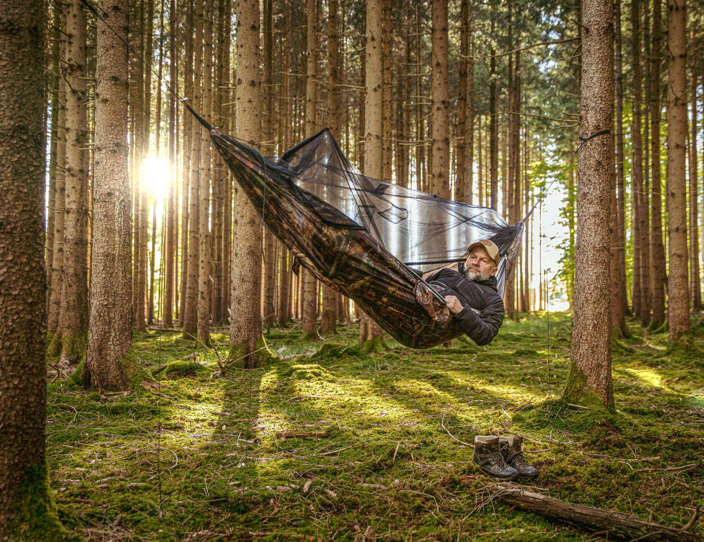 Šūpuļtīkls Amazonas Hammock Mosquito Traveller Forest