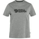 T-krekls Fjallraven Logo Tee sieviešu Grey-Melange L