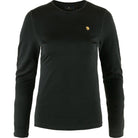 Termokrekls Fjallraven Bergtagen Thinwool LS sieviešu Black