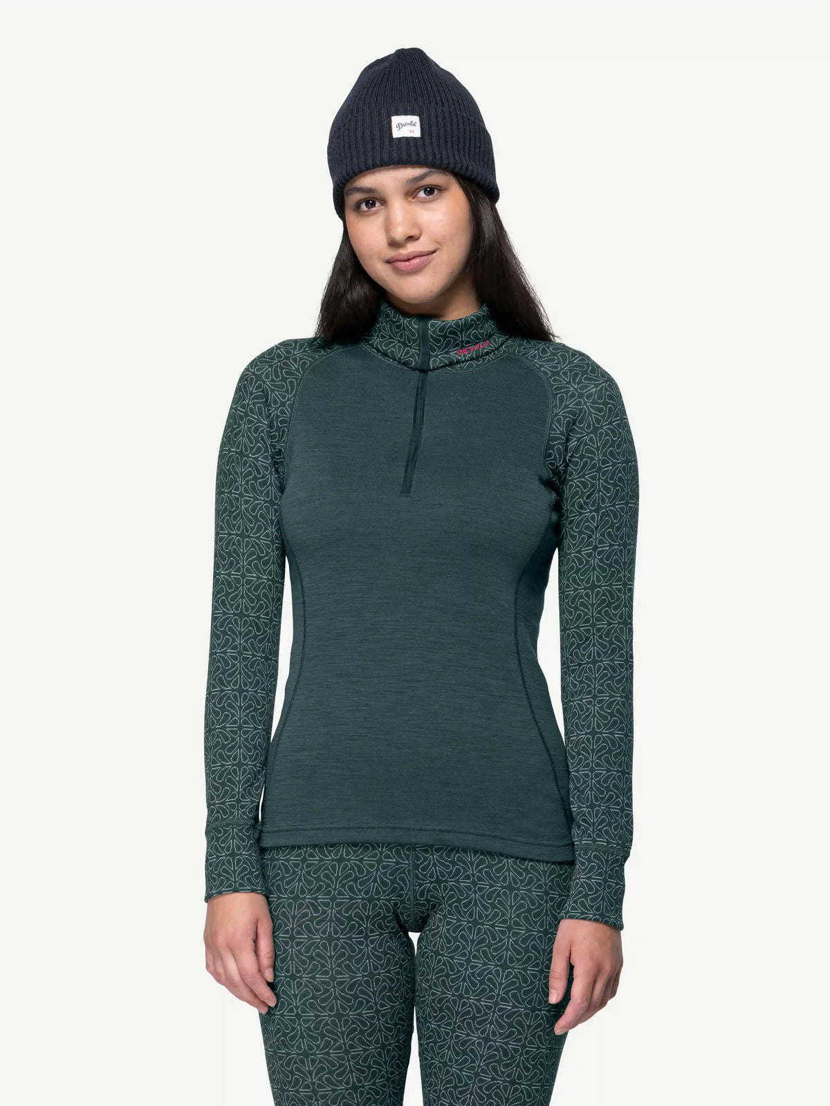 Devold Duo Active Merino 205 Zip Neck women's thermal shirt