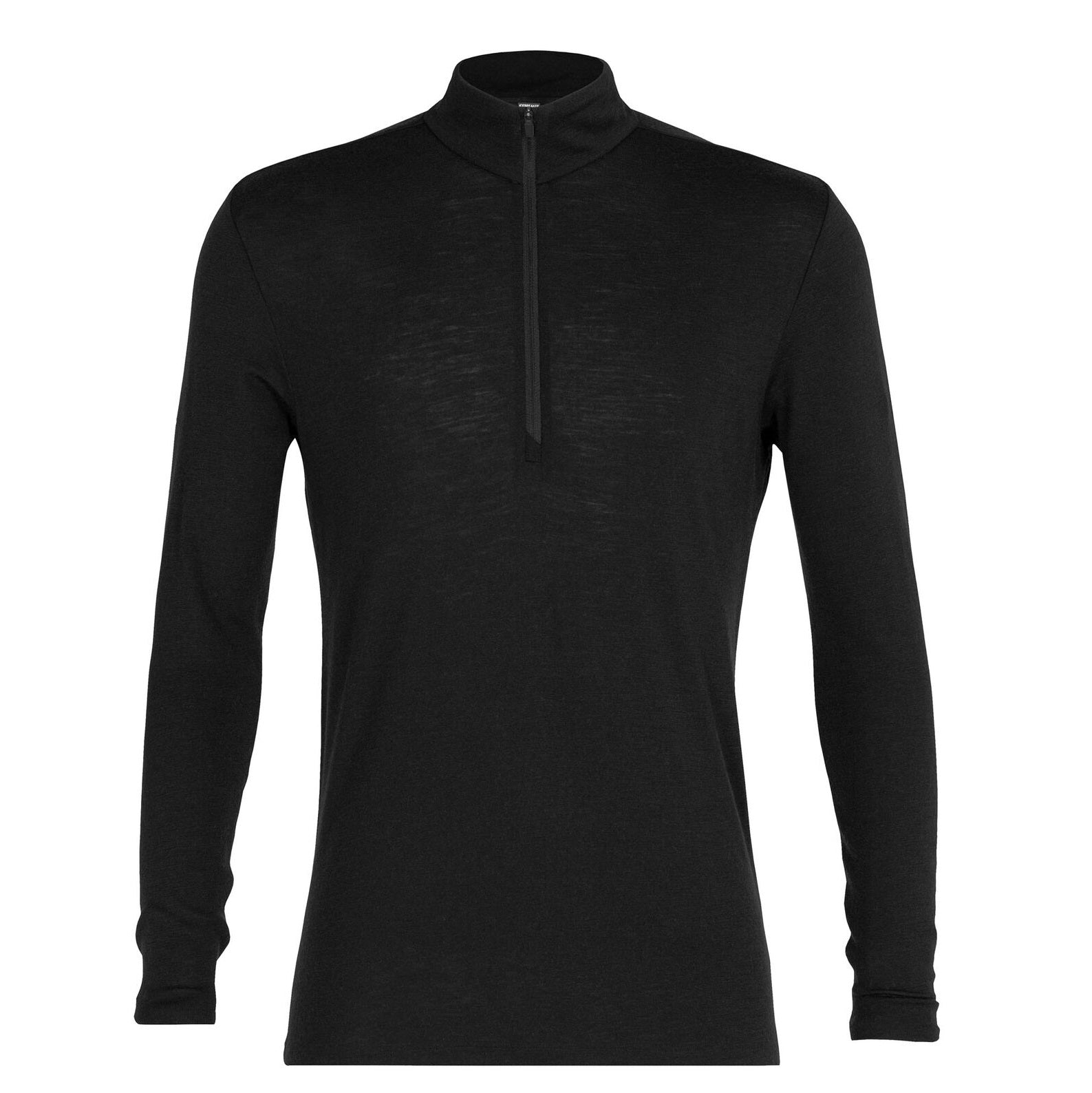 Termoveļas krekls Icebreaker Merino 175 Everyday LS Half Zip Crewe vīriešu Black