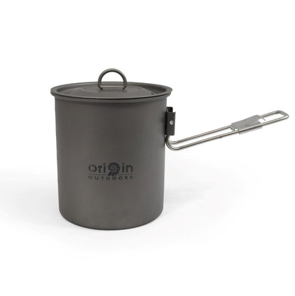 Titāna katliņš Origin Outdoors Camping Pot Titanium