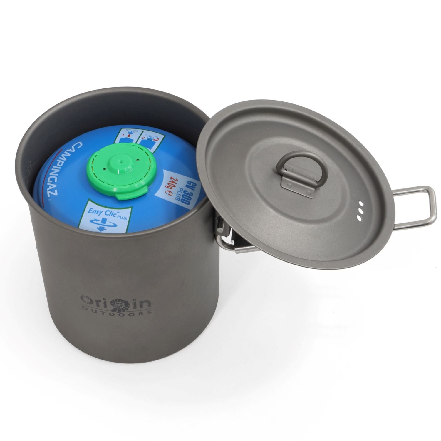 Titāna katliņš Origin Outdoors Camping Pot Titanium