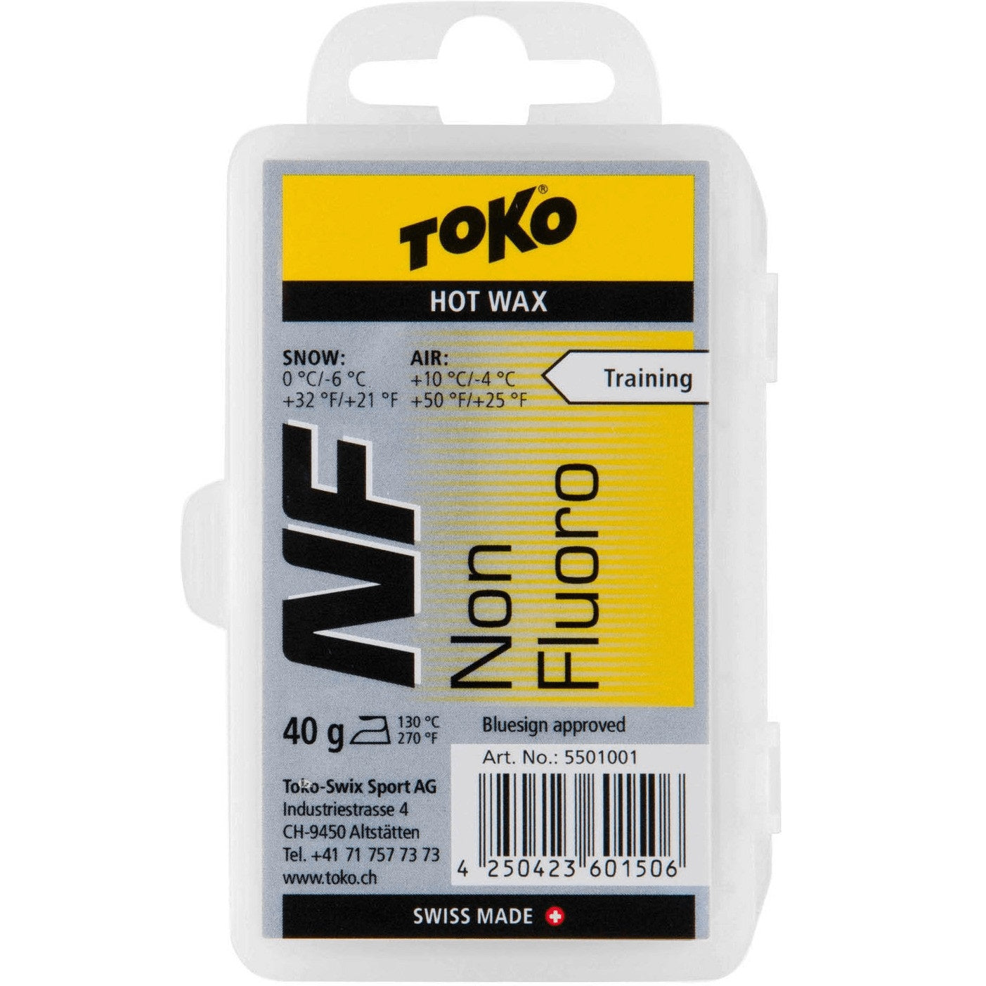 Toko vasks NF Hot wax black 40 g