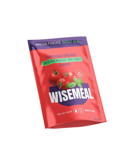 WiseMeal ātrā maltīte Zaļie griķi ar tomātu