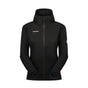 Vējjaka Mammut Granite SO Hooded sieviešu Black-White Logo