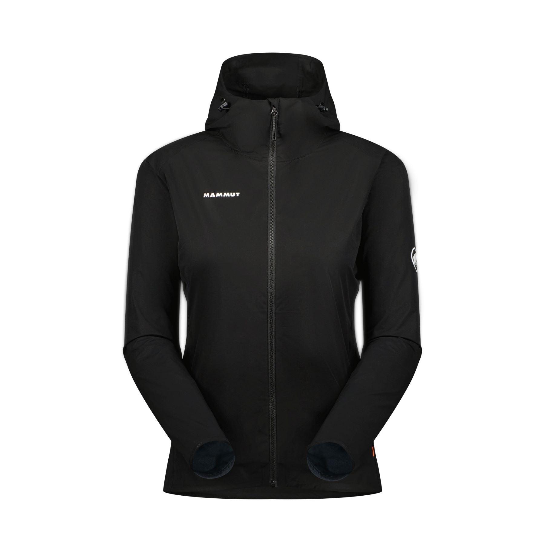 Vējjaka Mammut Granite SO Hooded sieviešu Black-White