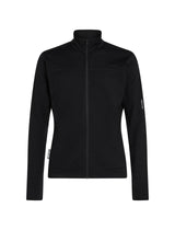 Vilnas flīsa jaka Icebreaker Real Fleece Descend LS Zip vīriešu