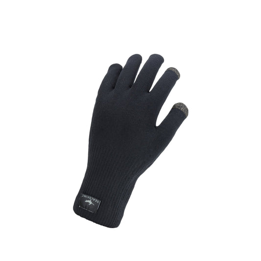 SealSkinz ūdensizturīgi cimdi All Weather Ultra Grip Knit Black