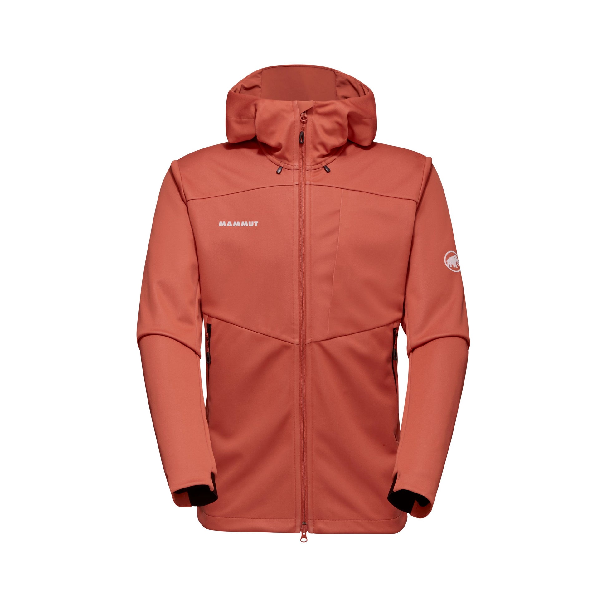 Vējjaka Mammut Ultimate VII SO Hooded vīriešu Brick