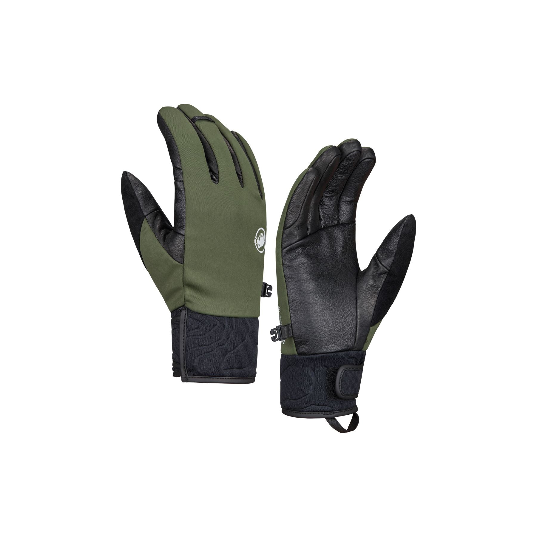 Cimdi Mammut Astro Guide Glove Windstopper Dark Marsh-Black