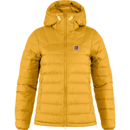 Fjallraven Expedition Pack Down Hoodie sieviešu dūnu jaka Mustard Yellow