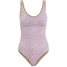 Icebreaker Queens Tank Bodysuit merino bodijs sieviešu Alga Purple S